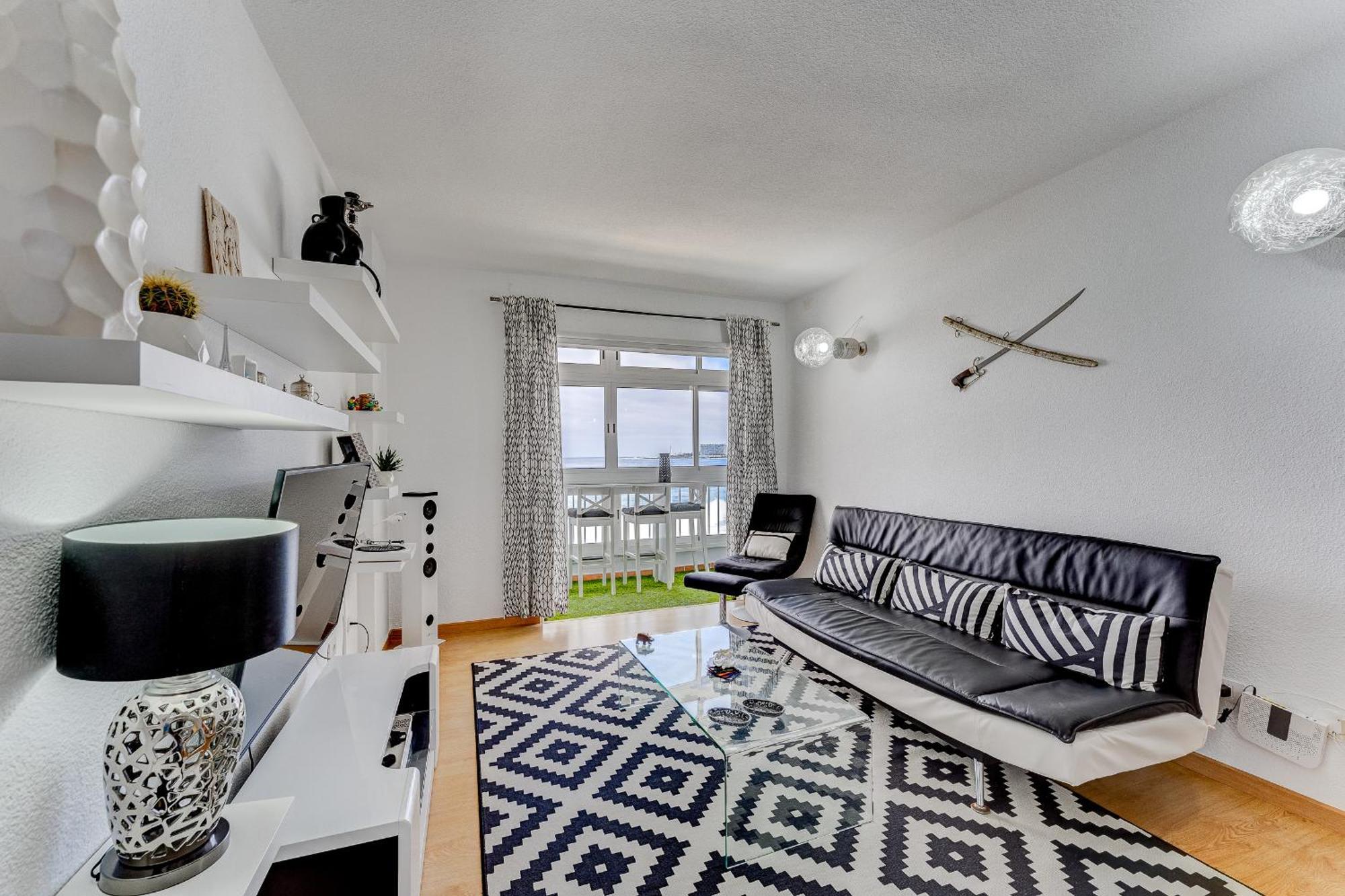 1St Line Sea View 3 Rooms Apartment In Tenerife 92M2 バハマル エクステリア 写真
